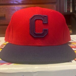 Cleveland Indians Fitted Hat - Size 7 1/8